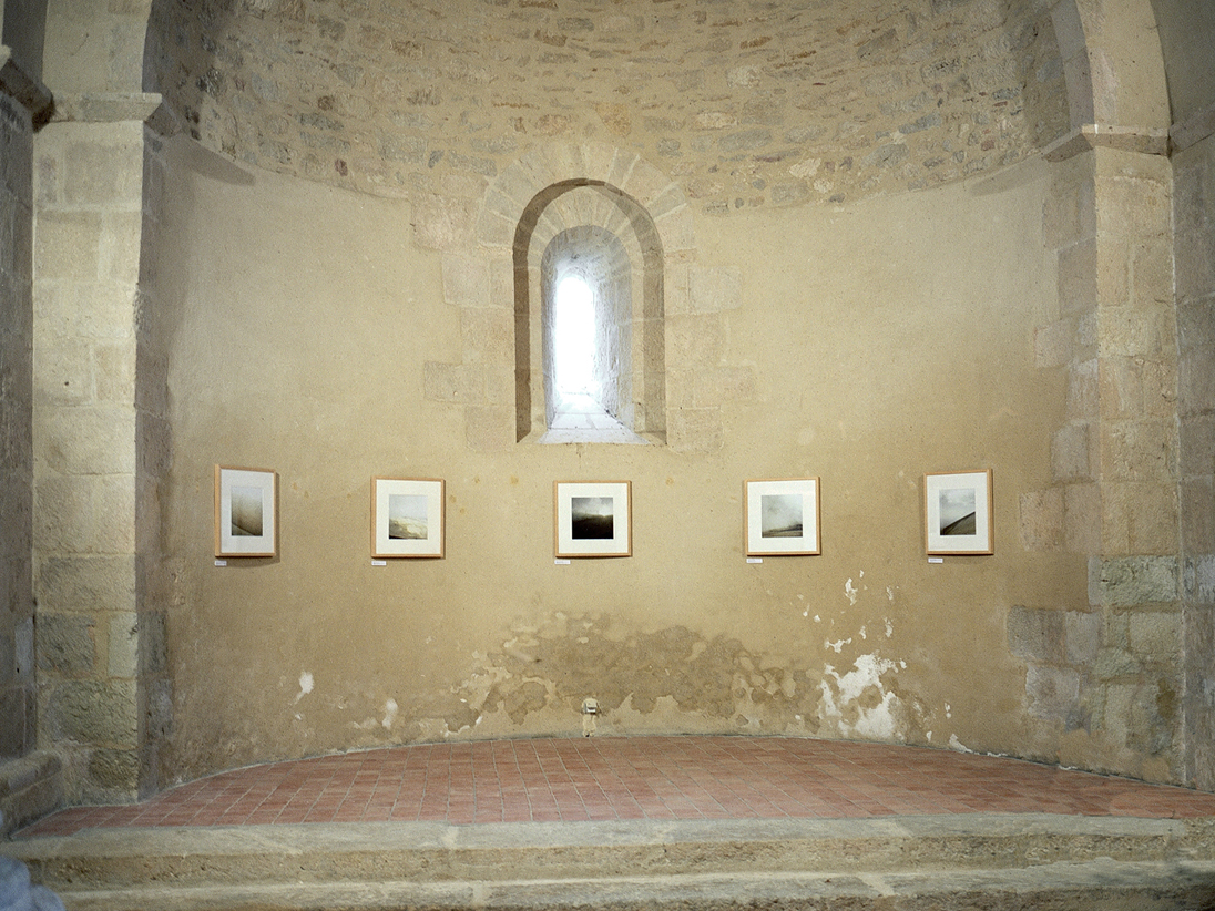 Hierogamos installation view Eglise de Pondaurat, Sud-Gironde, France 2006